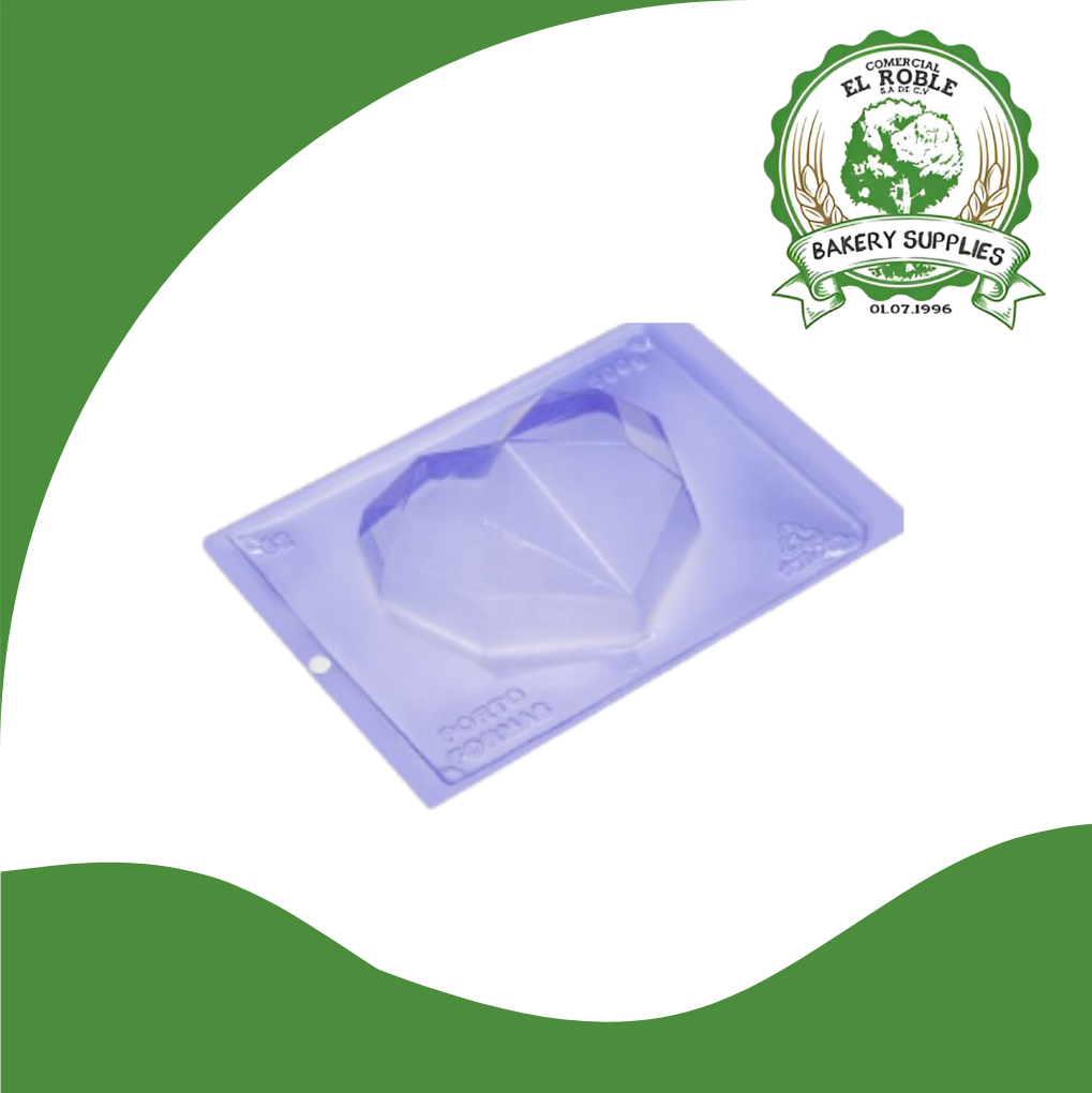 [102261] EL ROBLE MOLDE ACRILICO CORAZON DE 3 99 1/1 UNI