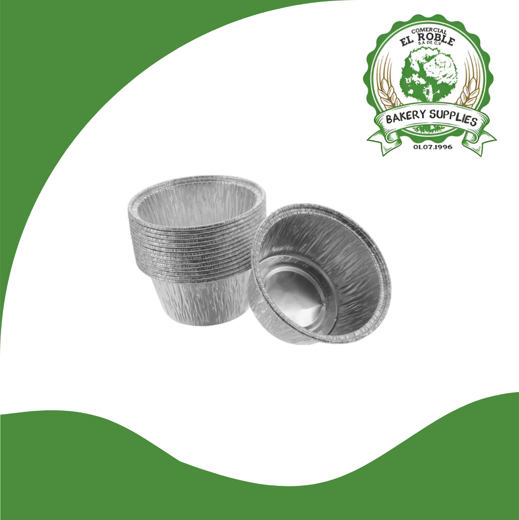 [102272] EL ROBLE MOLDE CUP CAKE PLATA J-12CM-S 100/1 UNI
