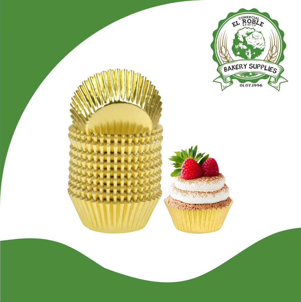 [102274] EL ROBLE MOLDE CUP CAKE AMARILLO J-12CM-Y 100/1 UNI