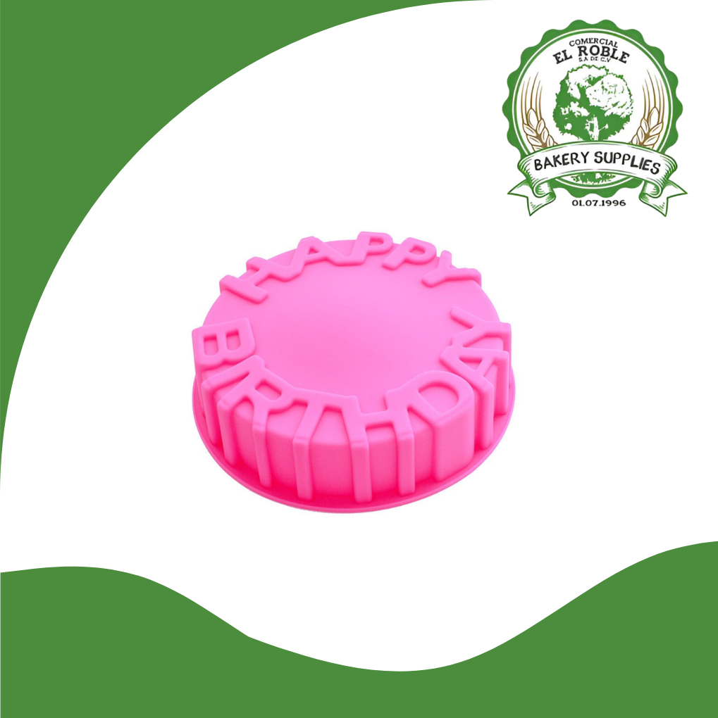 [102285] EL ROBLE MOLDE SILICON HAPPY BIRTHDAY  HL-028 1/1 UNI