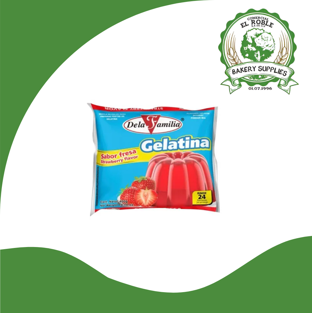 [102362] DLF GELATINA FRAMBUESA 28/400 GRAMOS