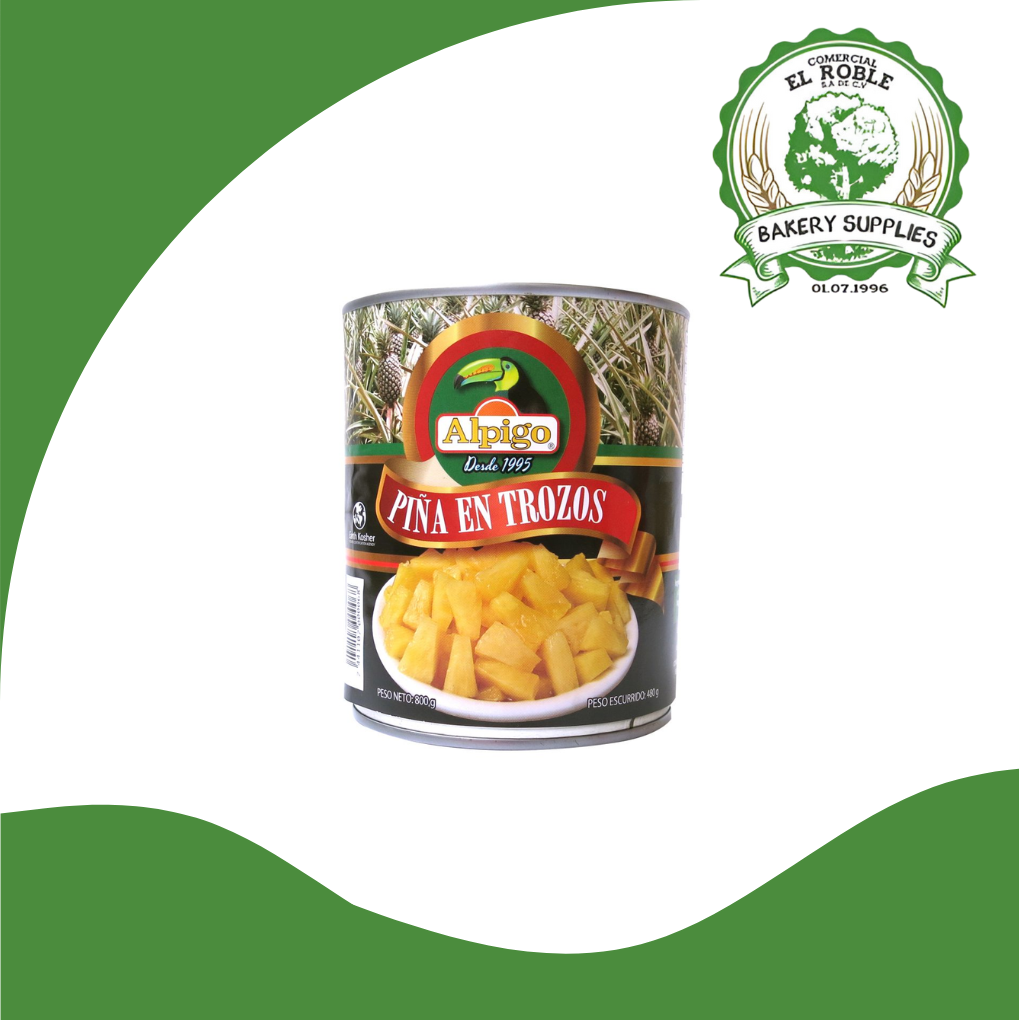 [102443] ALPIGO PIÑA EN TROZOS 12/800 GRAMOS